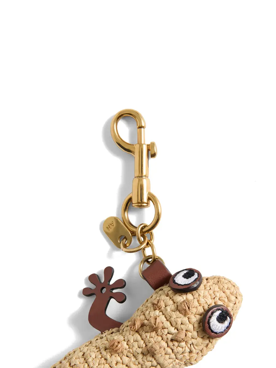 Anya Hindmarch Raffia Gecko Charm | Thumbnail 3 Anya Hindmarch Raffia Gecko Charm | Thumbnail 3