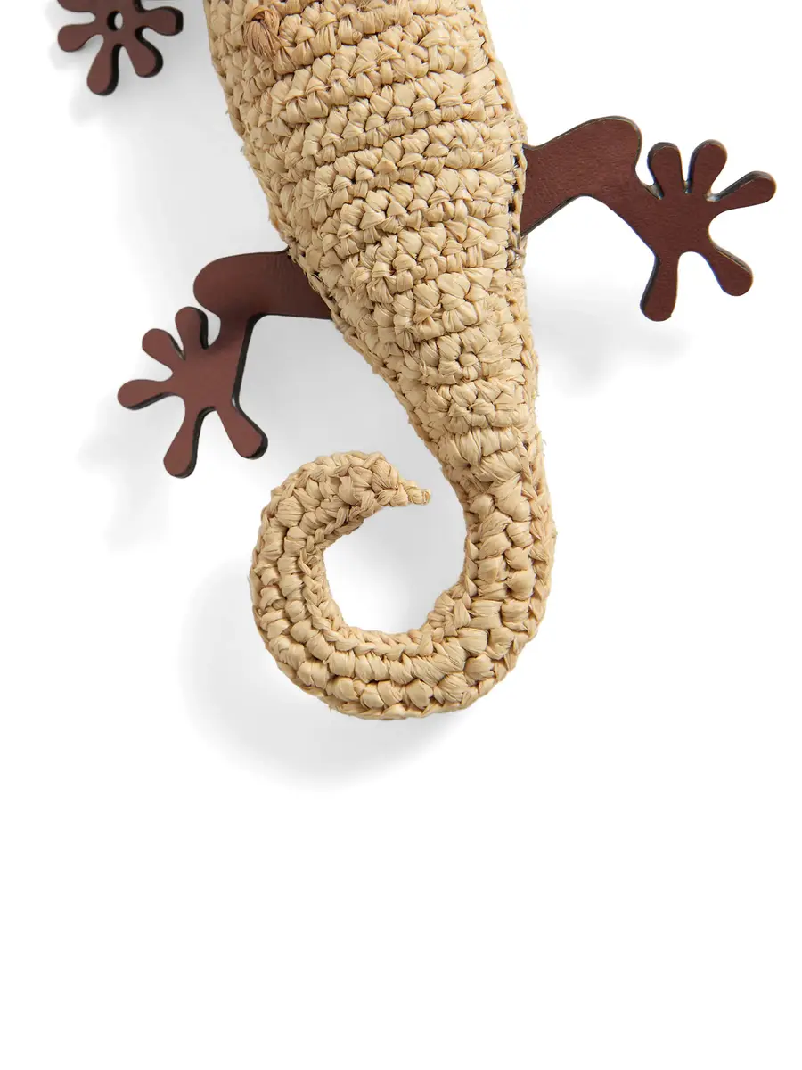 Anya Hindmarch Raffia Gecko Charm | Thumbnail 4 Anya Hindmarch Raffia Gecko Charm | Thumbnail 4