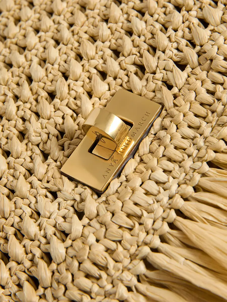 Anya Hindmarch Raffia Oversized Clutch | Thumbnail 5 Anya Hindmarch Raffia Oversized Clutch | Thumbnail 5