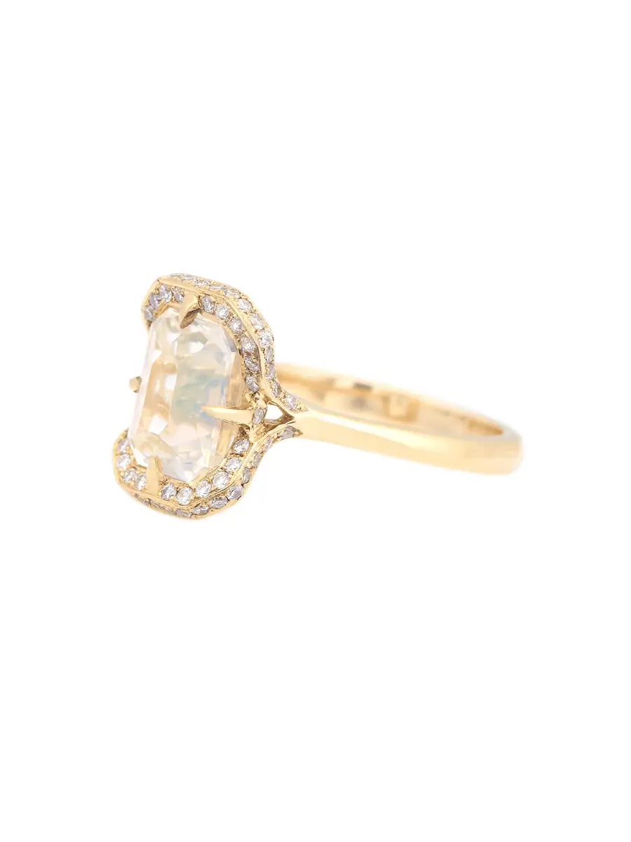 YI COLLECTION Rainbow Moonstone Aurora Ring | Thumbnail 2