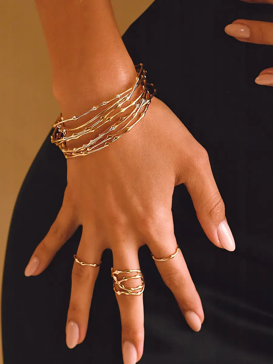 REIGN LA Rani Thorn Multi-Band Ring | Thumbnail 2