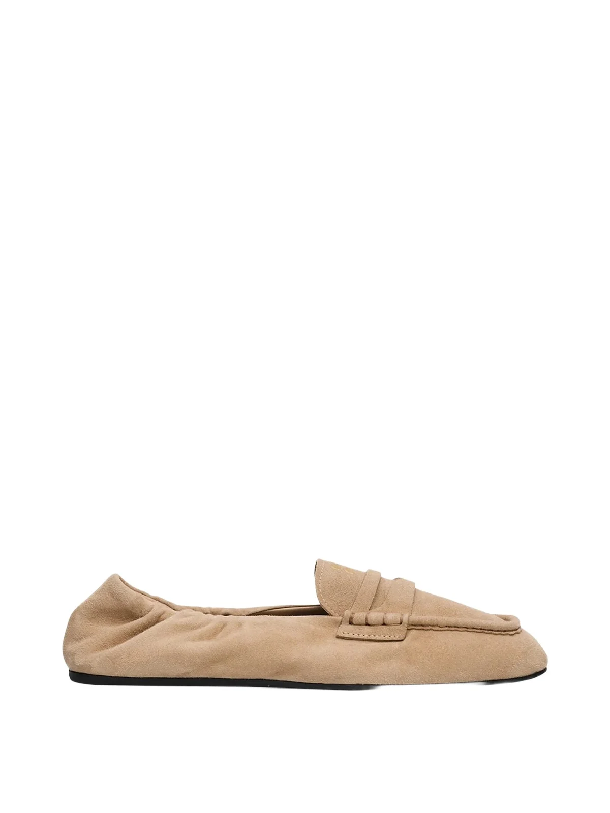 Ruched Suede Moccasins Ruched Suede Moccasins