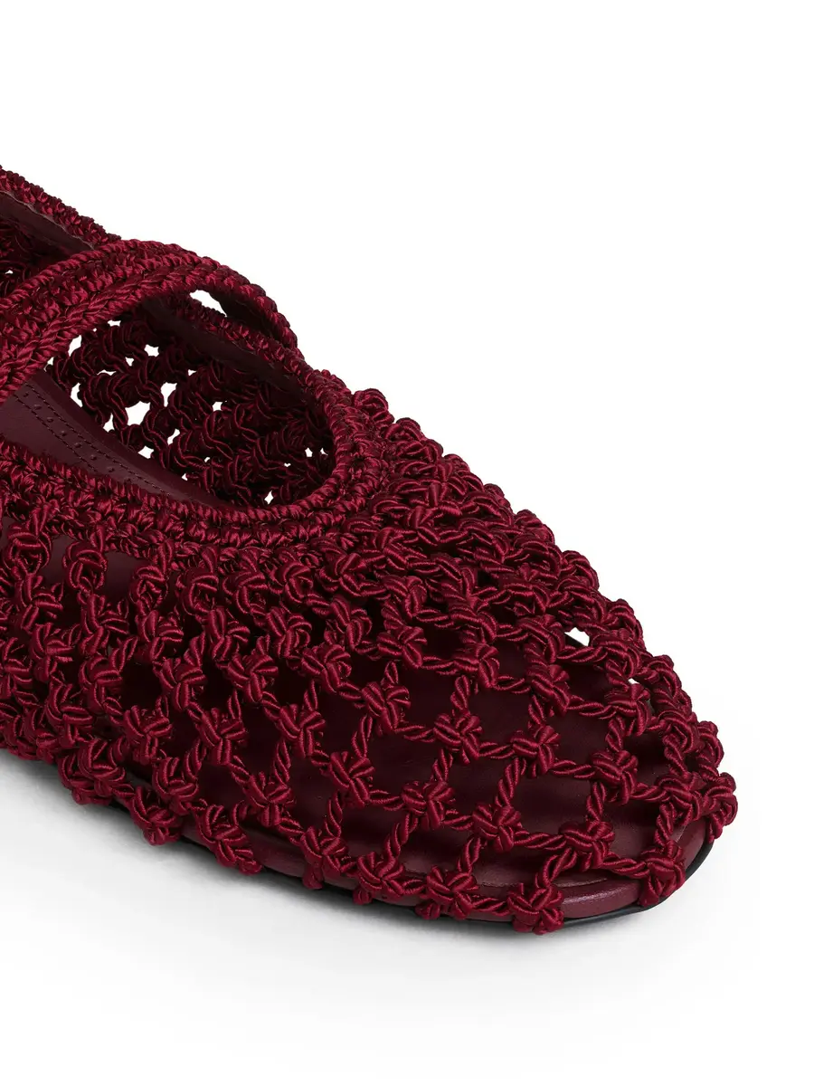 Alaïa Satin Cord Ballet Flats | Thumbnail 3