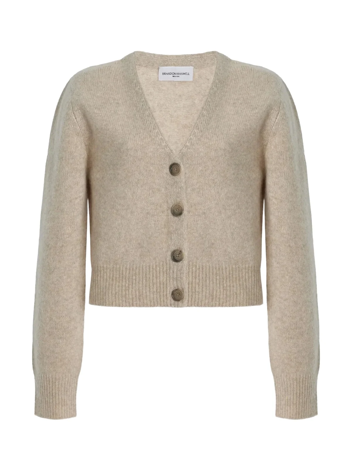 Brandon Maxwell Sloane Cashmere-Silk Cardigan