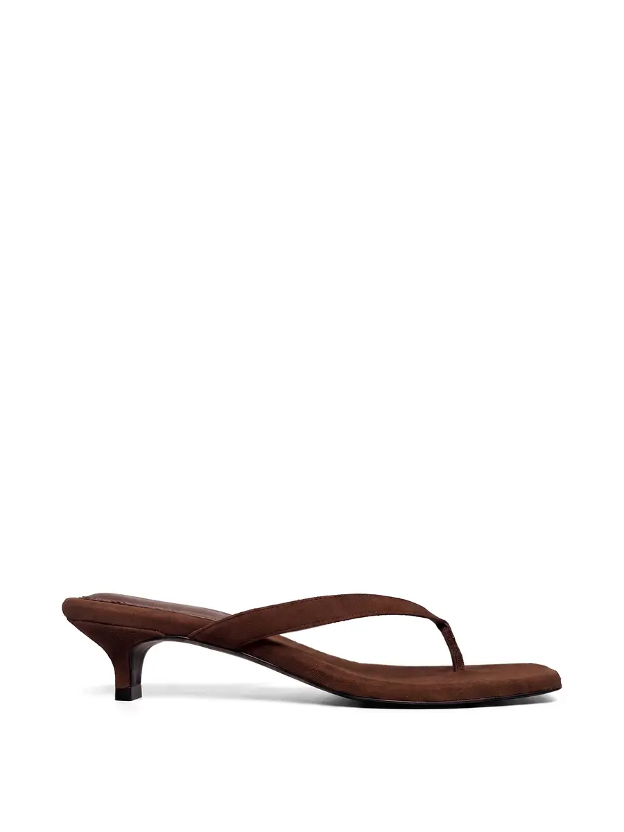 Black Suede Studio Suede Kendal 35 Mules | Image 1 Black Suede Studio Suede Kendal 35 Mules | Image 1