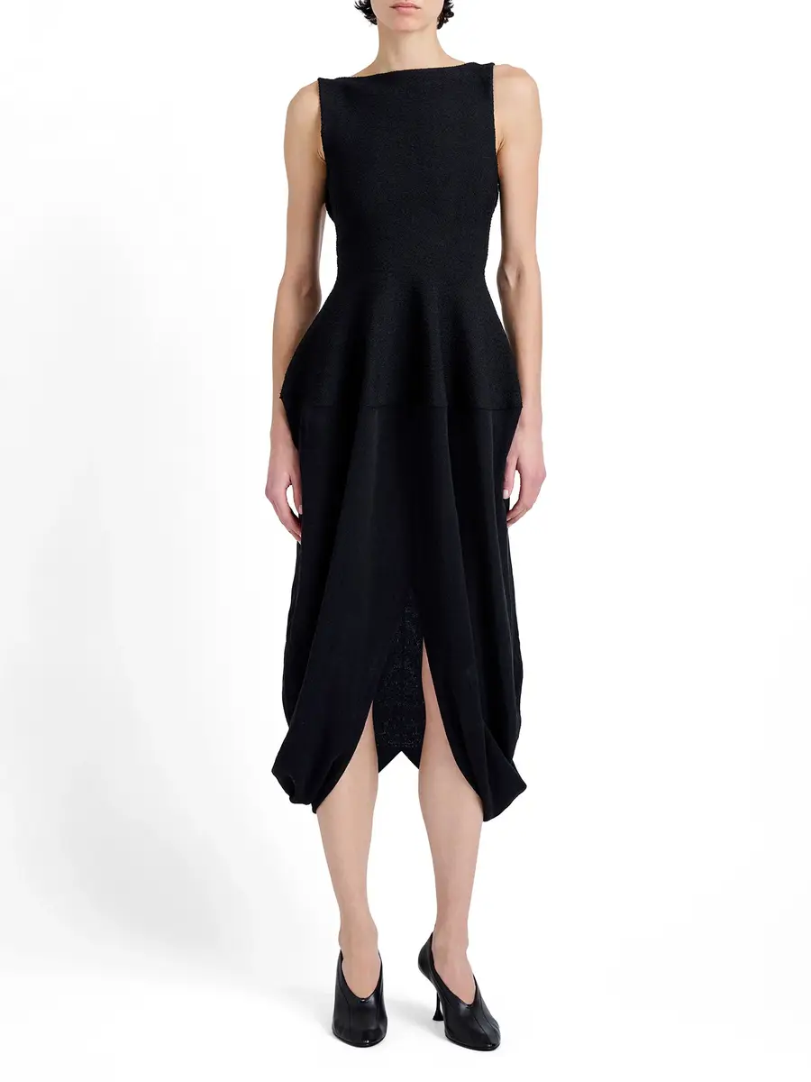 Proenza Schouler Sukki Draped Midi Dress | Thumbnail 2