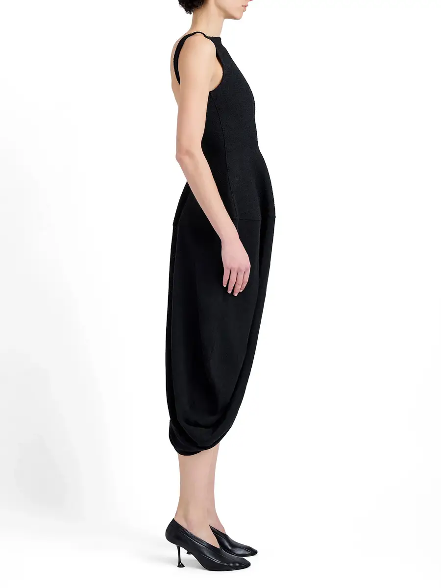 Proenza Schouler Sukki Draped Midi Dress | Thumbnail 3