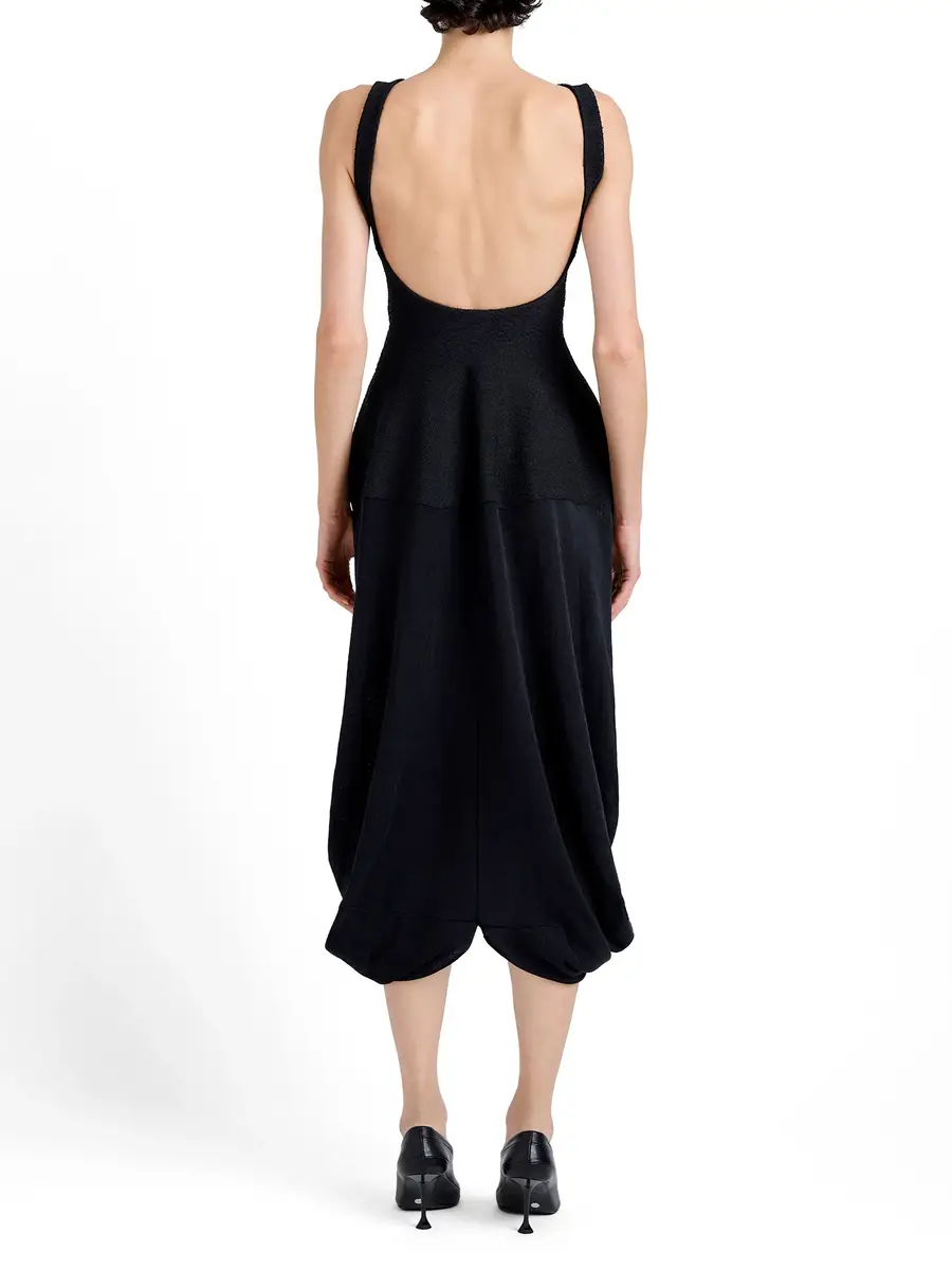 Proenza Schouler Sukki Draped Midi Dress | Thumbnail 4