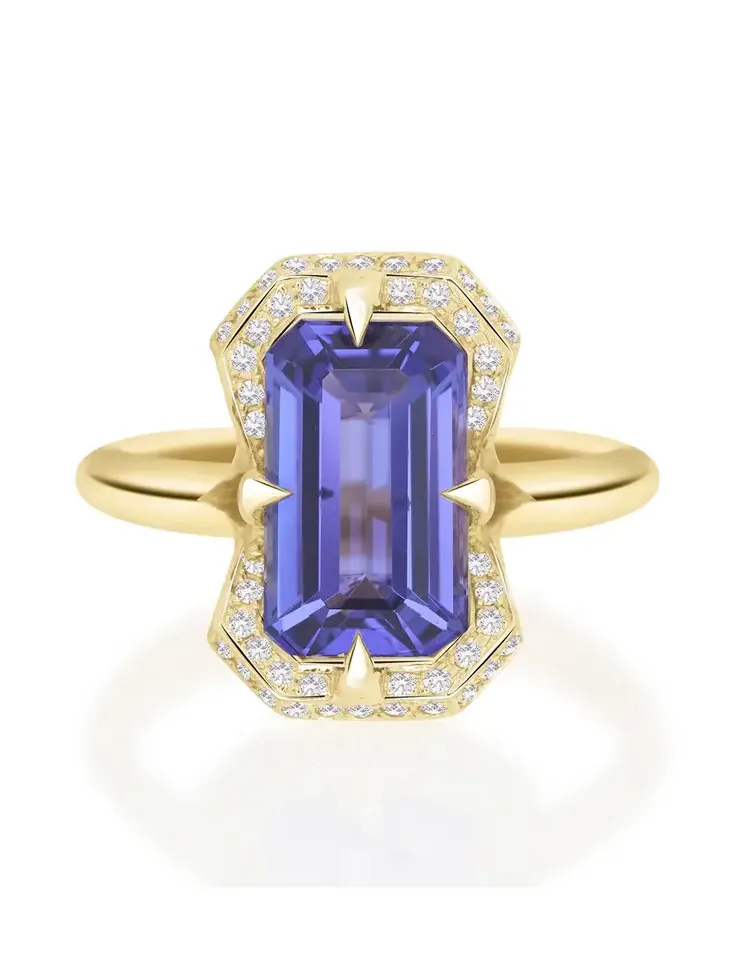YI COLLECTION Tanzanite Aurora Ring