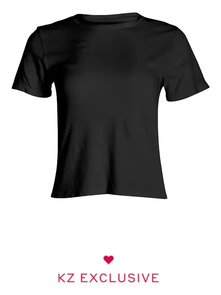 Kirna Zabête Exclusive Collection The Crop Boxy Tee