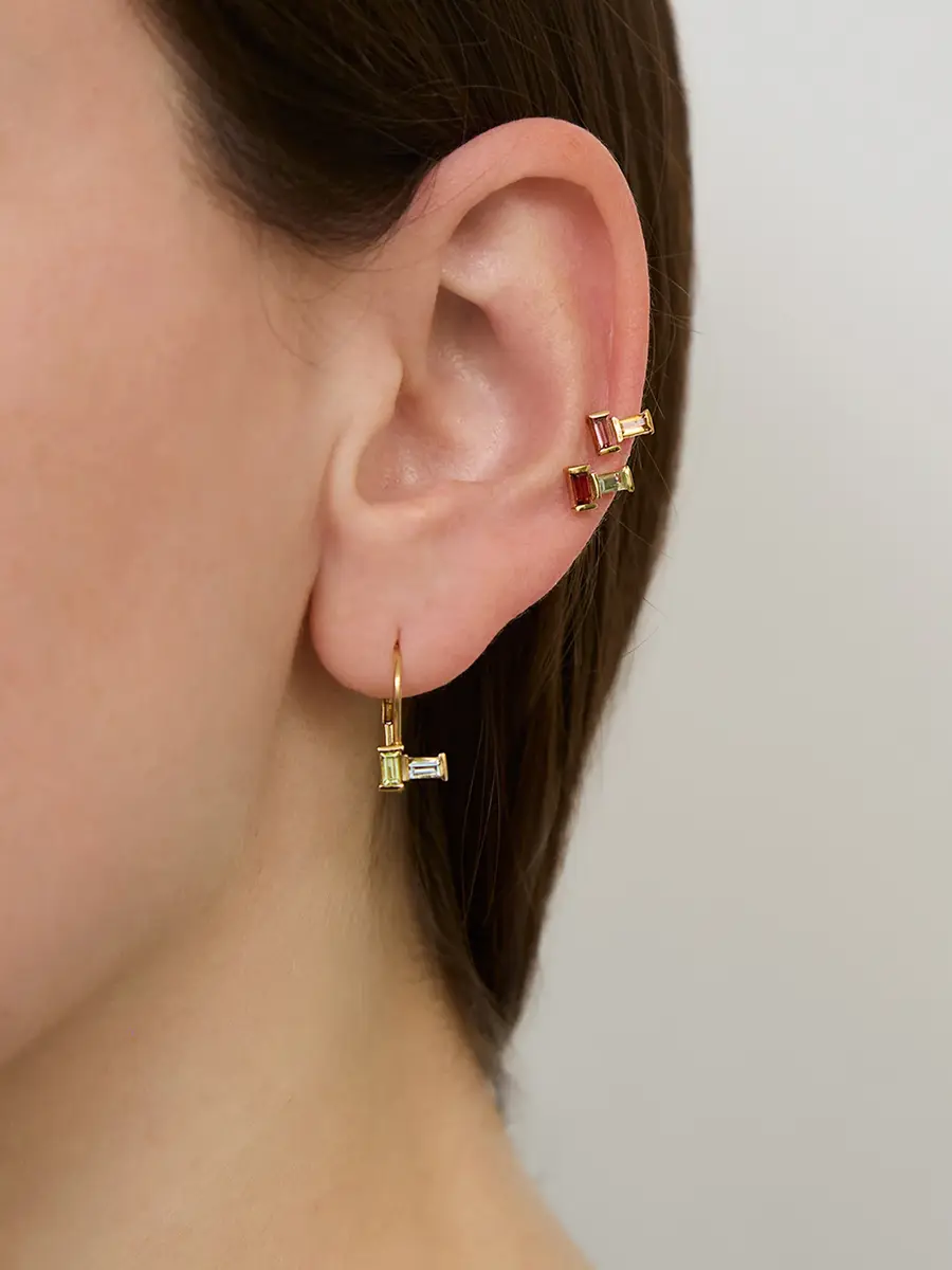 Aliita Tuo y Yo Peridot and Aquamarine Earrings | Thumbnail 2
