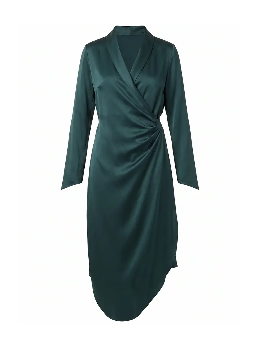 PETER COHEN Victor Silk Wrap Midi Dress | Image 1 PETER COHEN Victor Silk Wrap Midi Dress | Image 1
