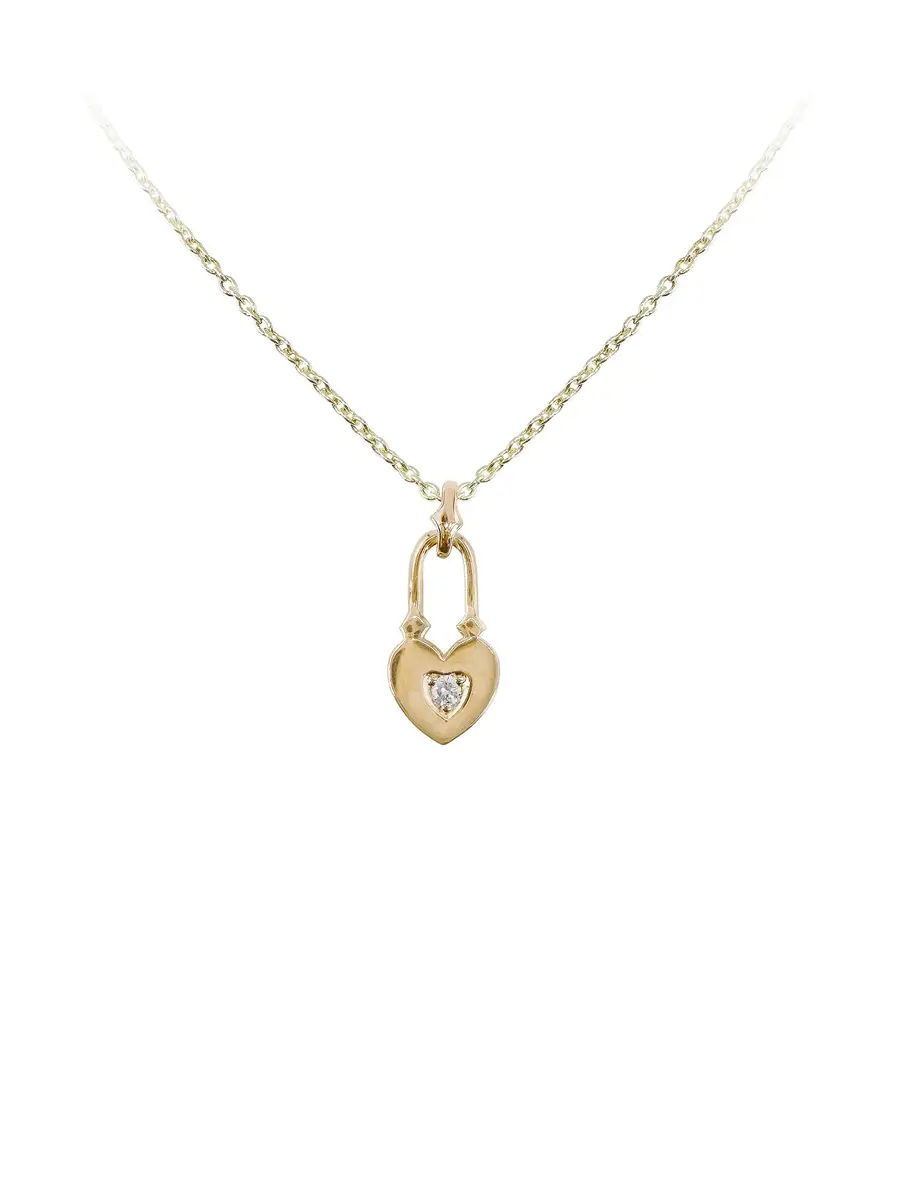 REIGN LA Virasat Love Heart Lock Necklace | Thumbnail 2 REIGN LA Virasat Love Heart Lock Necklace | Thumbnail 2