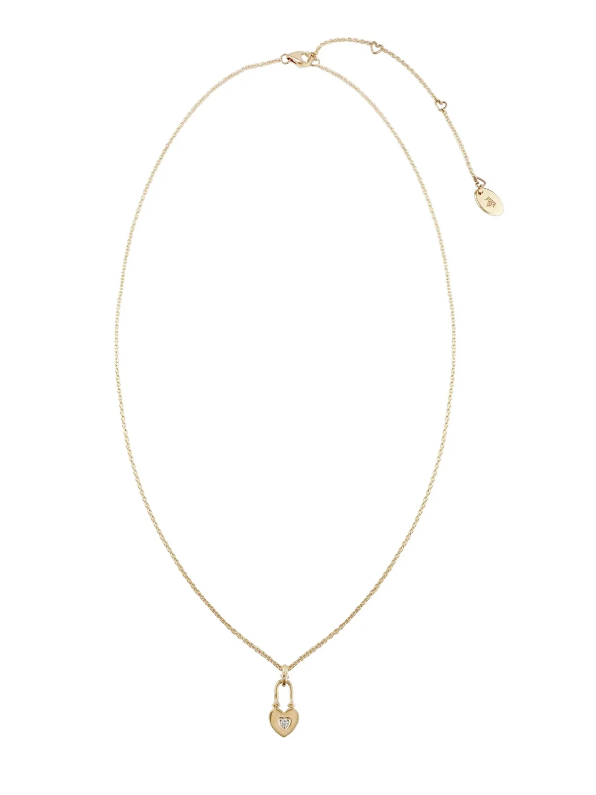 REIGN LA Virasat Love Heart Lock Necklace