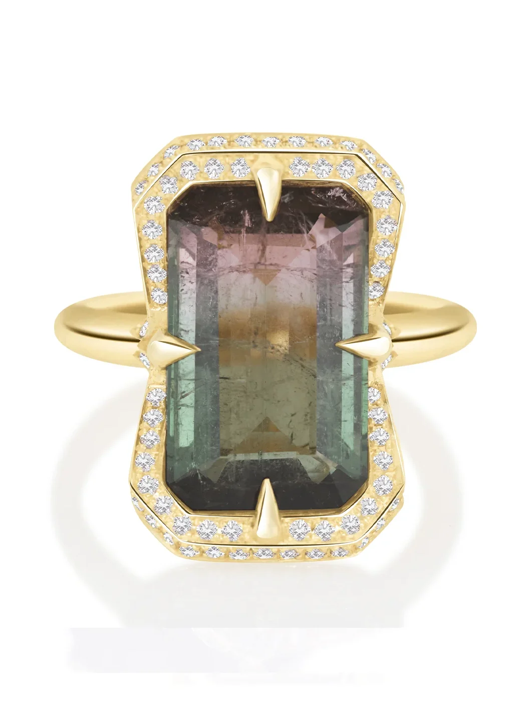 Watermelon Tourmaline Aurora Supreme Ring