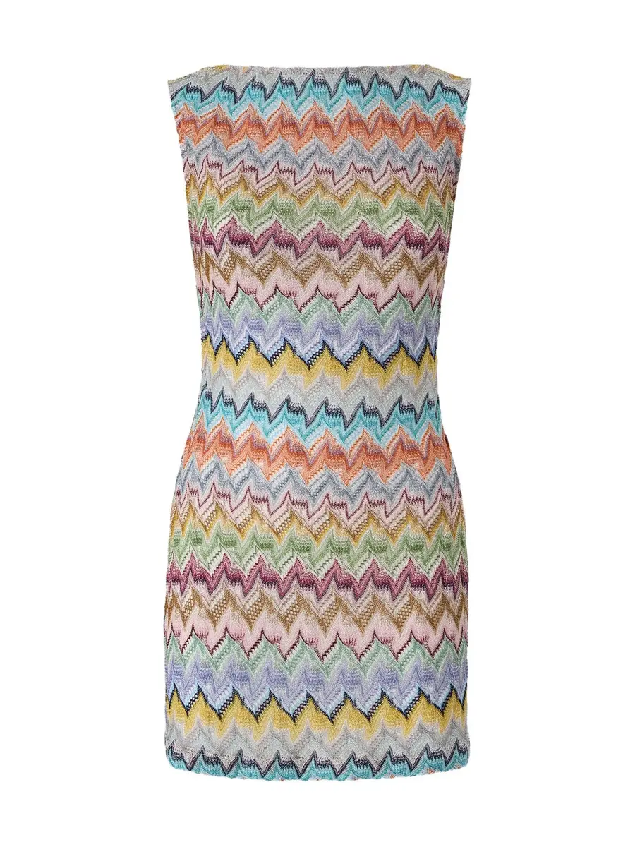 Missoni Zig Zag Lamé Backless Mini Dress | Image 1 Missoni Zig Zag Lamé Backless Mini Dress | Image 1
