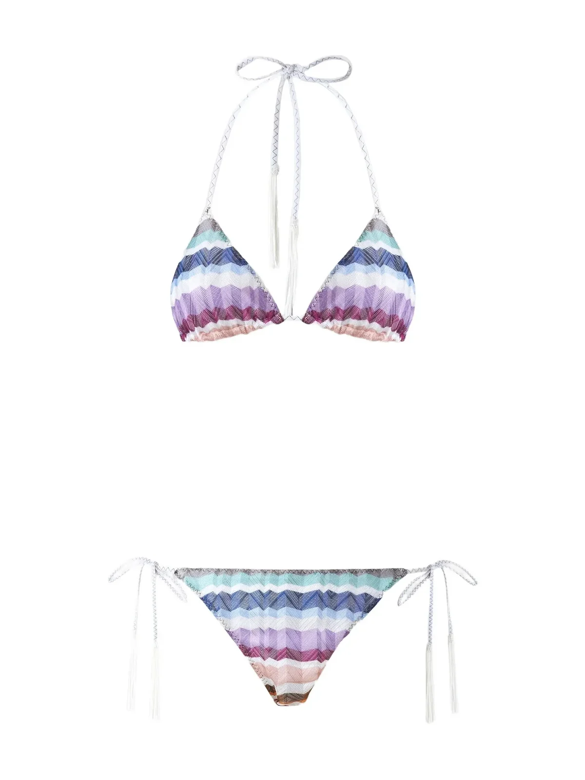 Zig Zag Tassel-Detail Bikini Zig Zag Tassel-Detail Bikini