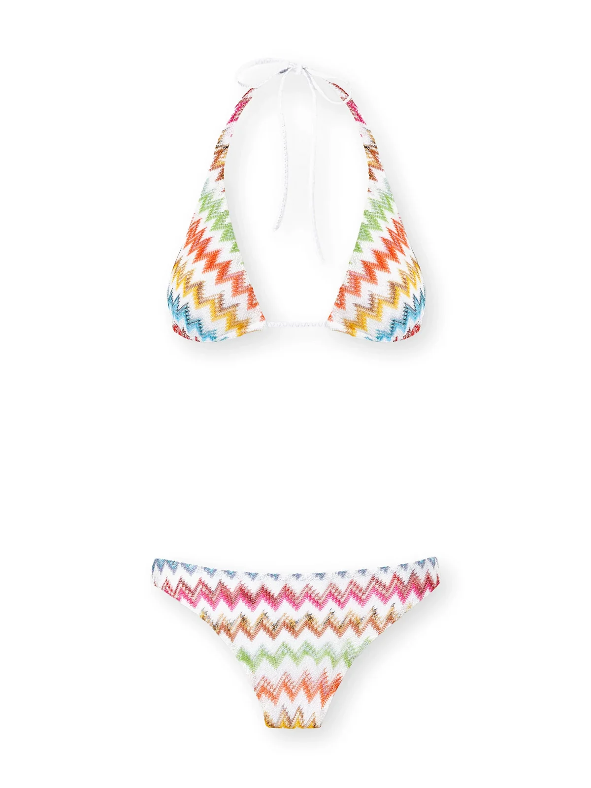 Zig-Zag Lamé Triangle Bikini Zig-Zag Lamé Triangle Bikini