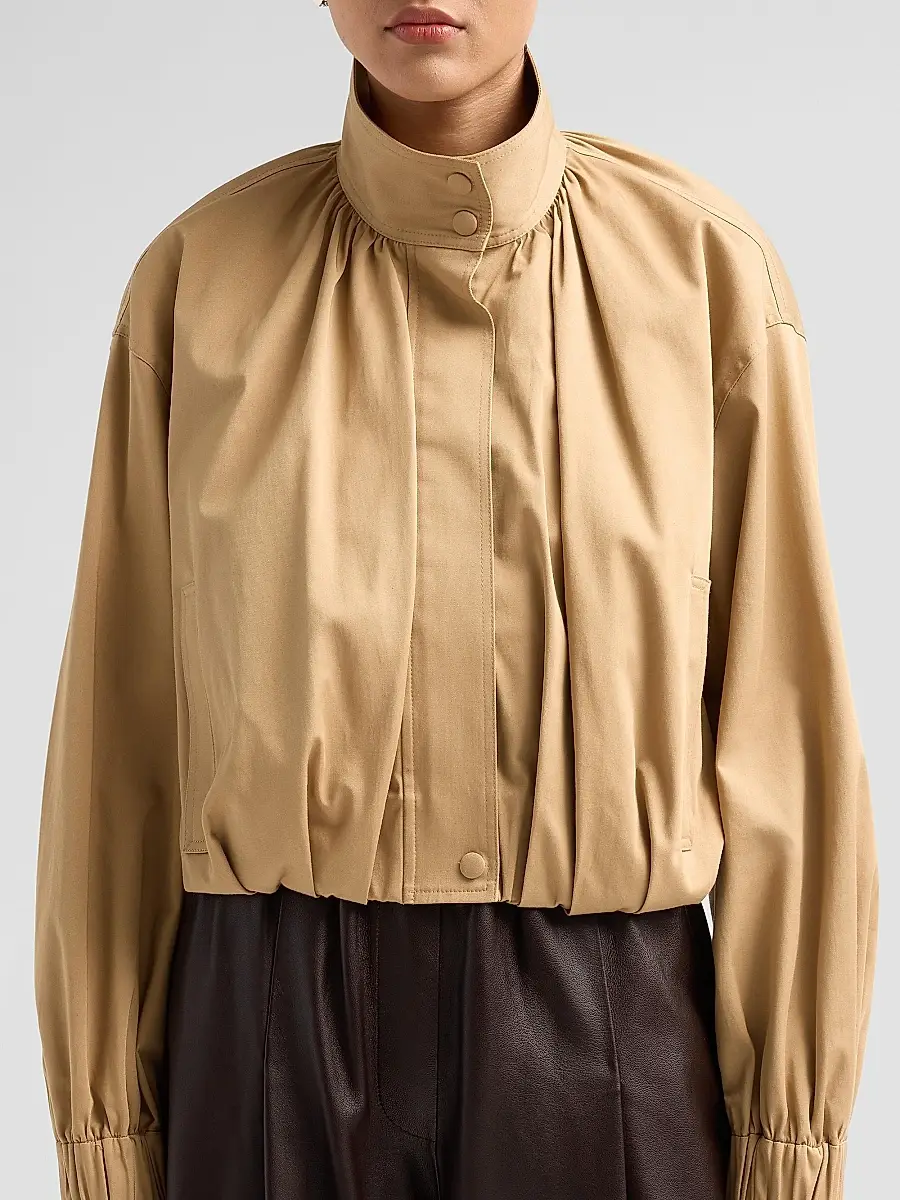 A.L.C. A. L.C. Women's Amélie Pleated Cotton-Blend Jacket | Thumbnail 5 A.L.C. A. L.C. Women's Amélie Pleated Cotton-Blend Jacket | Thumbnail 5