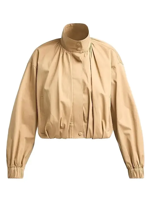 A. L.C. Women's Amélie Pleated Cotton-Blend Jacket A. L.C. Women's Amélie Pleated Cotton-Blend Jacket