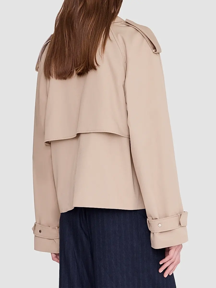 Anine Bing Women's Rickie Crop Trench Coat | Thumbnail 3 Anine Bing Women's Rickie Crop Trench Coat | Thumbnail 3