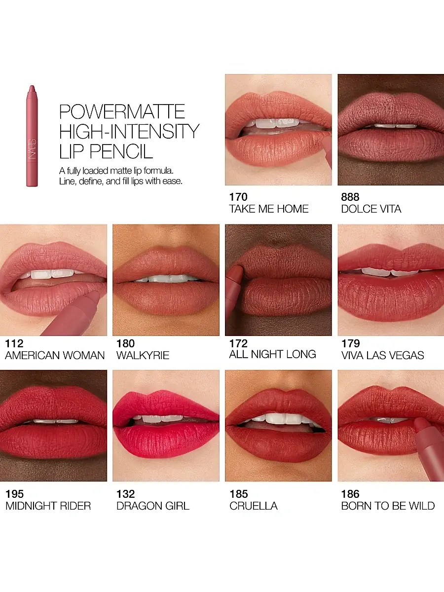 NARS Women's Powermatte High-Intensity Long-Lasting Lip Pencil | Thumbnail 9 NARS Women's Powermatte High-Intensity Long-Lasting Lip Pencil | Thumbnail 9