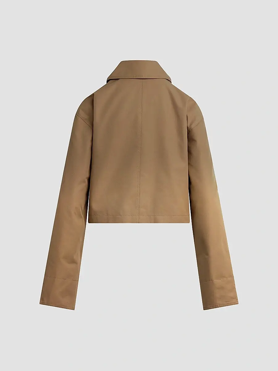 Favorite Daughter Women's The Rue Cotton-Blend Crop Jacket | Thumbnail 6 Favorite Daughter Women's The Rue Cotton-Blend Crop Jacket | Thumbnail 6