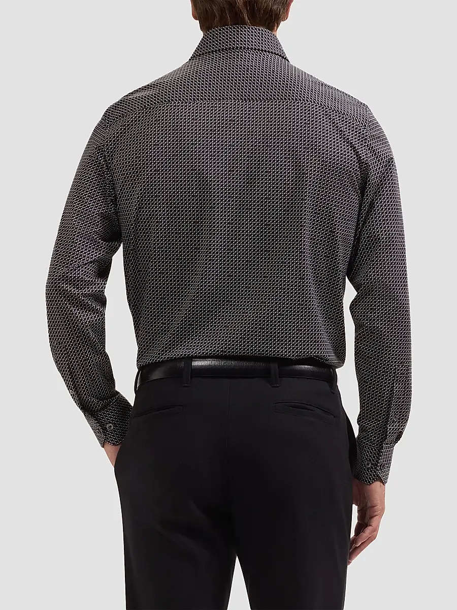 Bugatchi Men's OoohCotton Devon Long-Sleeve Shirt | Thumbnail 3