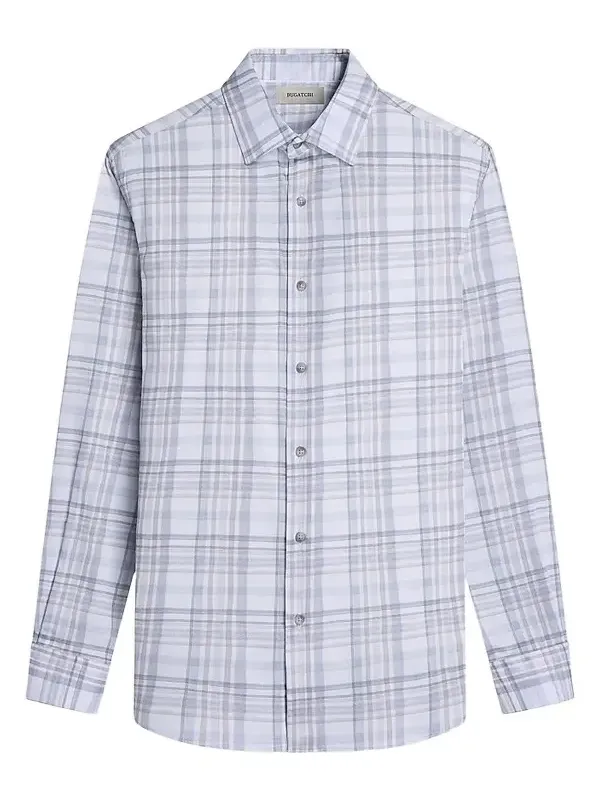 Men's Axel Woven Shaped Stretch-Cotton Shirt