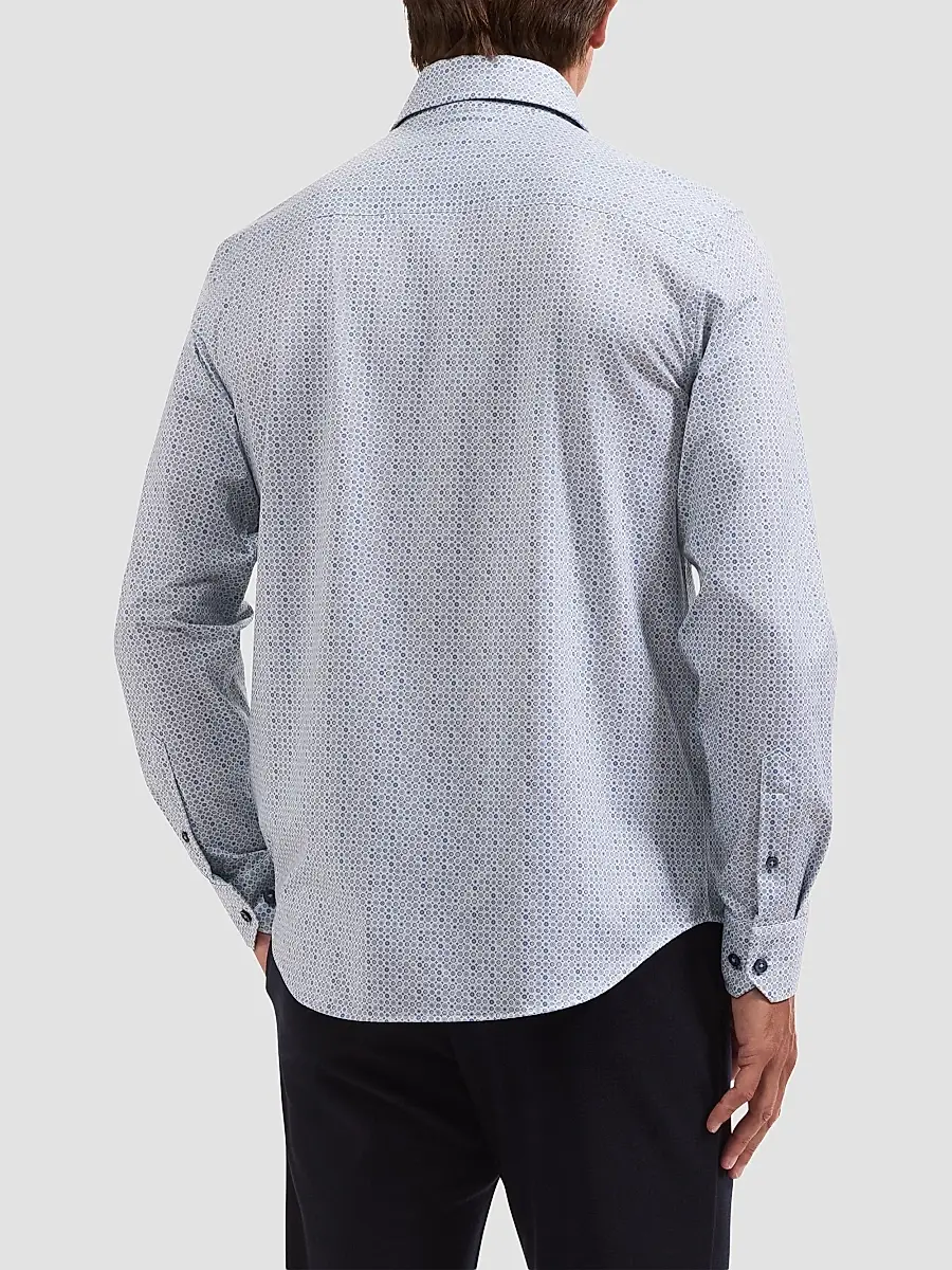 Bugatchi Men's OoohCotton Devon Long-Sleeve Shirt | Thumbnail 3 Bugatchi Men's OoohCotton Devon Long-Sleeve Shirt | Thumbnail 3