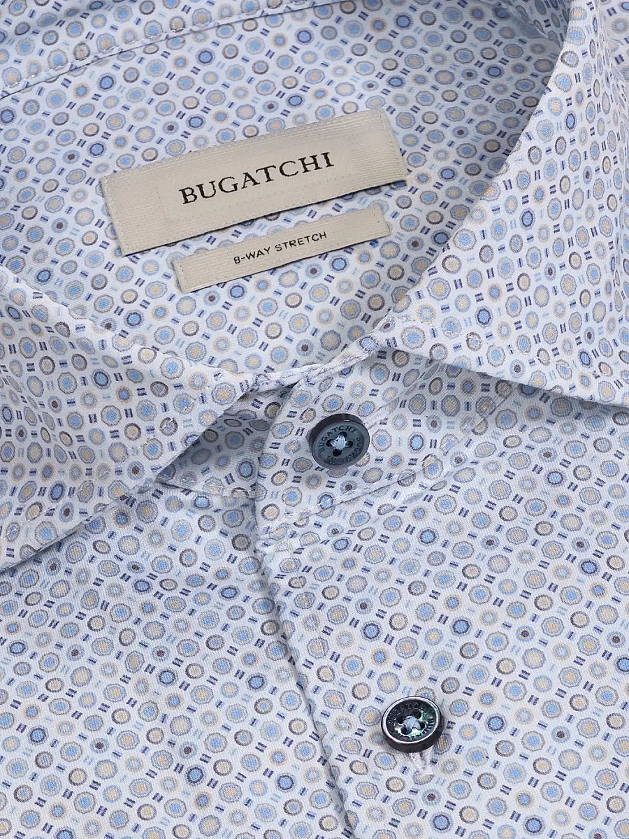Bugatchi Men's OoohCotton Devon Long-Sleeve Shirt | Thumbnail 5 Bugatchi Men's OoohCotton Devon Long-Sleeve Shirt | Thumbnail 5