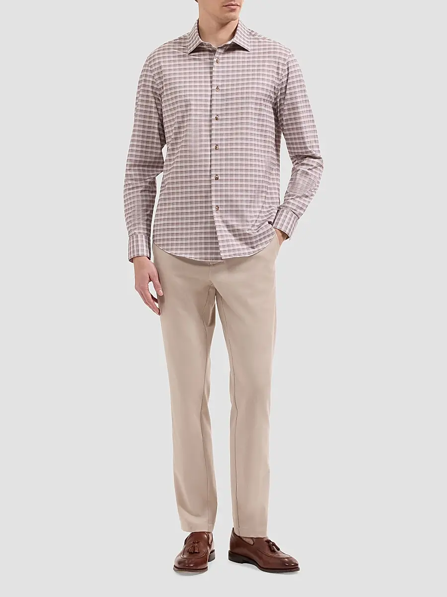 Bugatchi Men's Ooohcotton James Button-Down Shirt | Thumbnail 2 Bugatchi Men's Ooohcotton James Button-Down Shirt | Thumbnail 2
