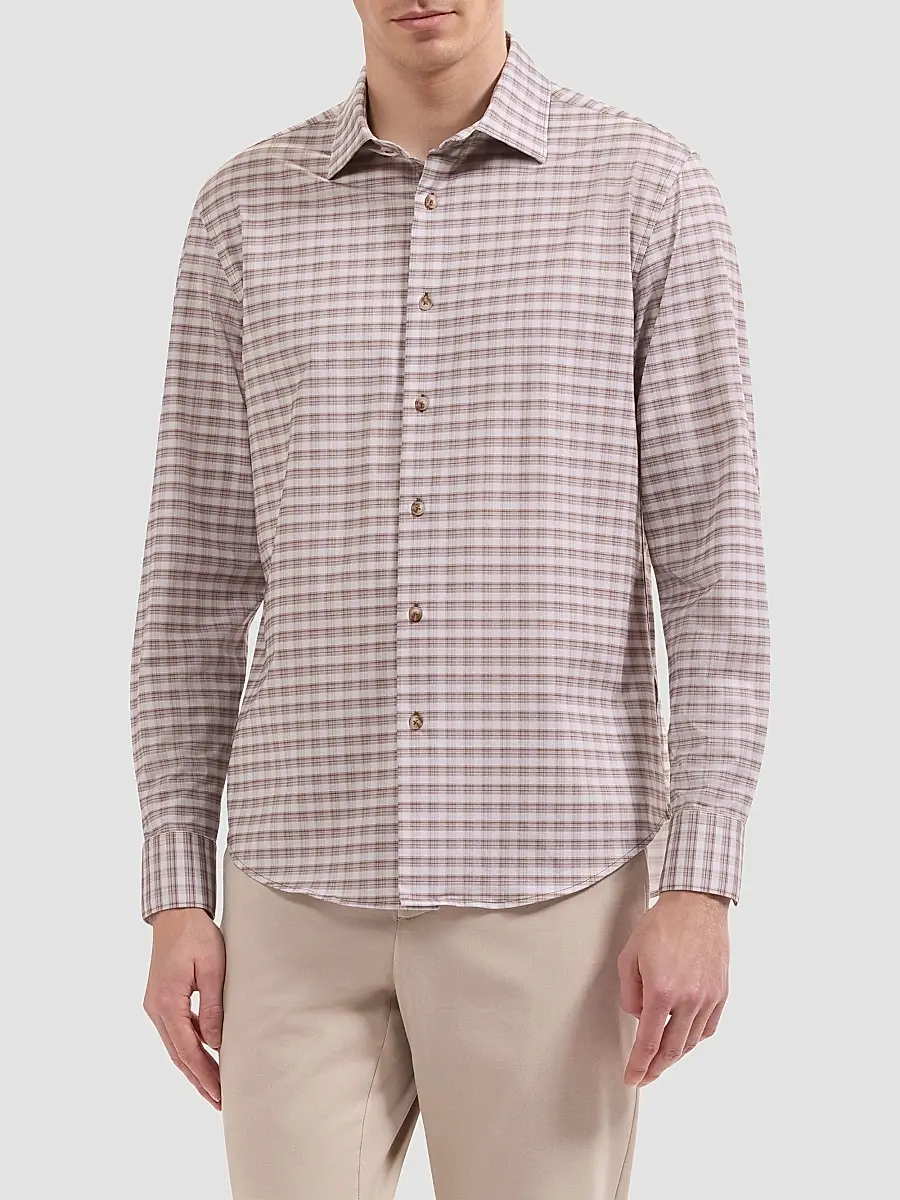 Bugatchi Men's Ooohcotton James Button-Down Shirt | Thumbnail 4 Bugatchi Men's Ooohcotton James Button-Down Shirt | Thumbnail 4