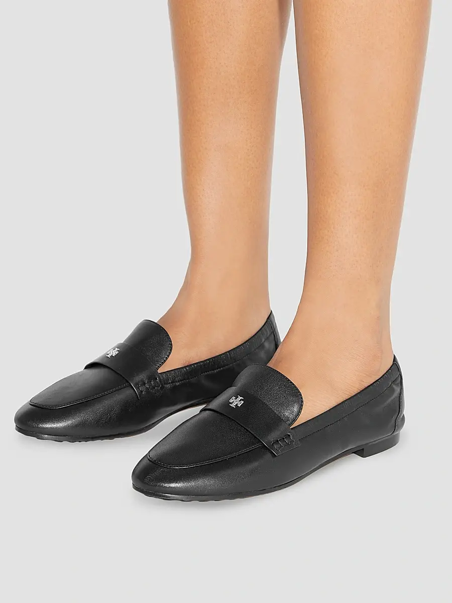 Tory Burch Women's Logo Leather Ballet Loafers | Thumbnail 2