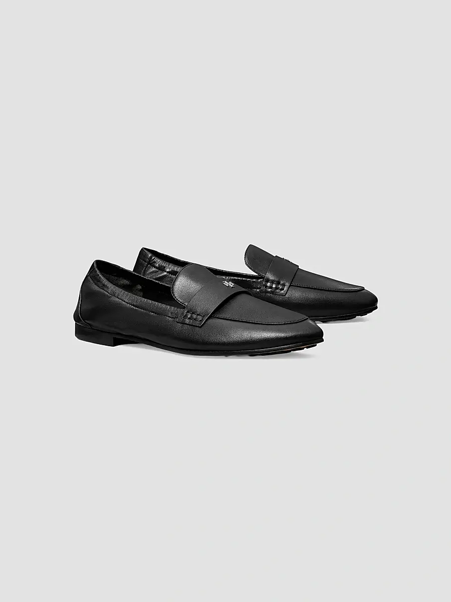 Tory Burch Women's Logo Leather Ballet Loafers | Thumbnail 3