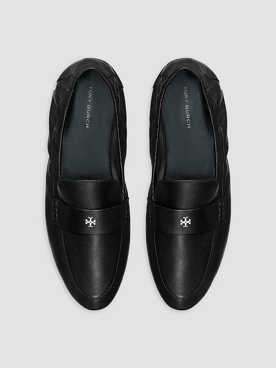 Tory Burch Women's Logo Leather Ballet Loafers | Thumbnail 4