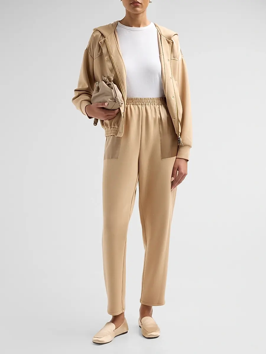 Ramy Brook Women's Frances Satin-Trim Pants | Thumbnail 2 Ramy Brook Women's Frances Satin-Trim Pants | Thumbnail 2