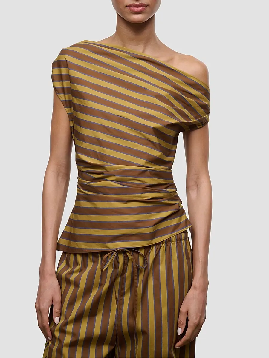Staud Women's Phare Asymmetric Top | Thumbnail 4 Staud Women's Phare Asymmetric Top | Thumbnail 4