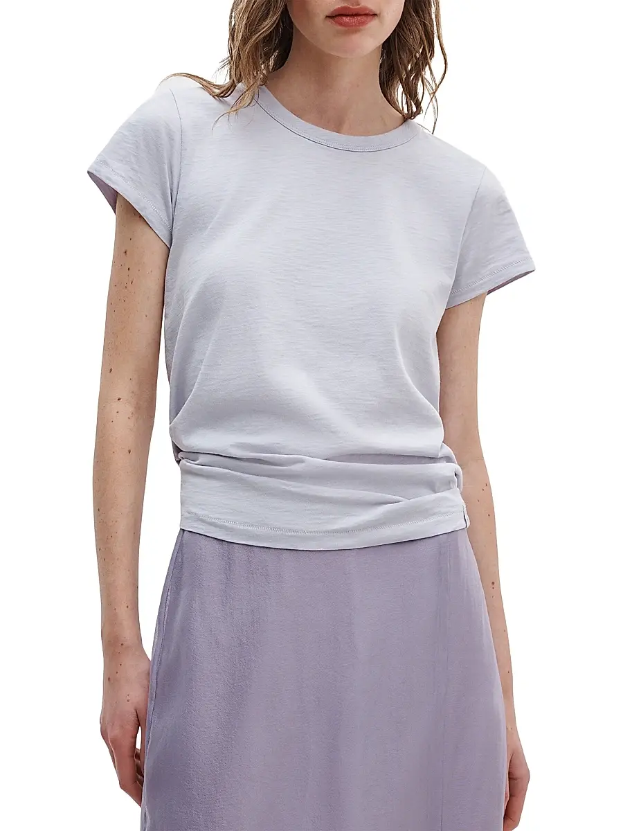 rag & bone Women's The Slub Cotton T-Shirt | Thumbnail 3 rag & bone Women's The Slub Cotton T-Shirt | Thumbnail 3