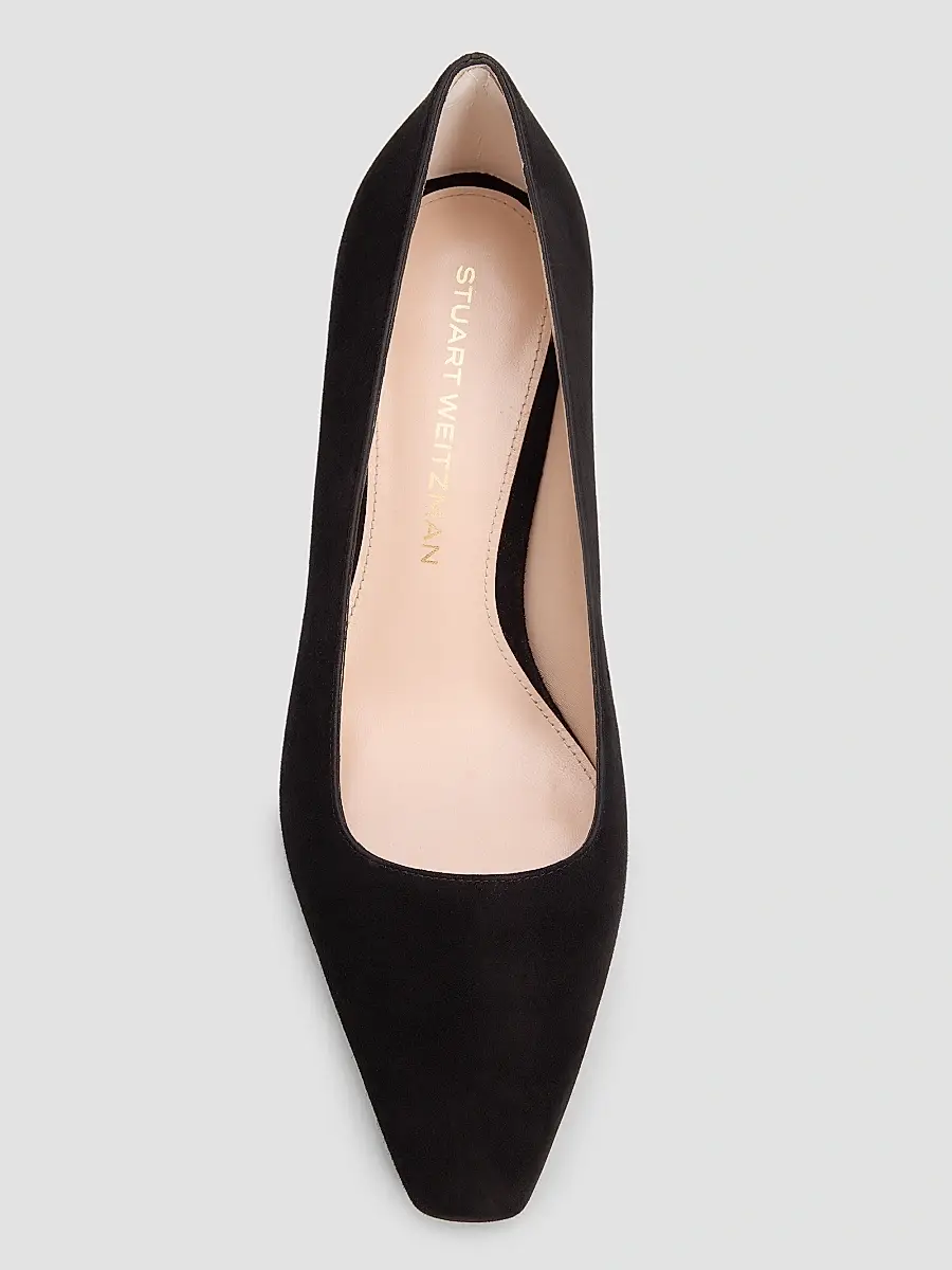 Stuart Weitzman Women's Stassi 50MM Suede Pumps | Thumbnail 5 Stuart Weitzman Women's Stassi 50MM Suede Pumps | Thumbnail 5