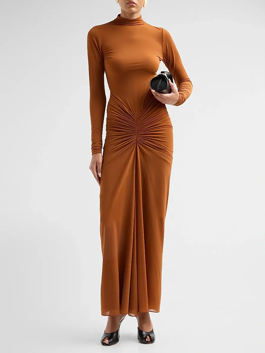 Ronny Kobo Women's Scorpio Gathered Maxi Dress | Thumbnail 2 Ronny Kobo Women's Scorpio Gathered Maxi Dress | Thumbnail 2