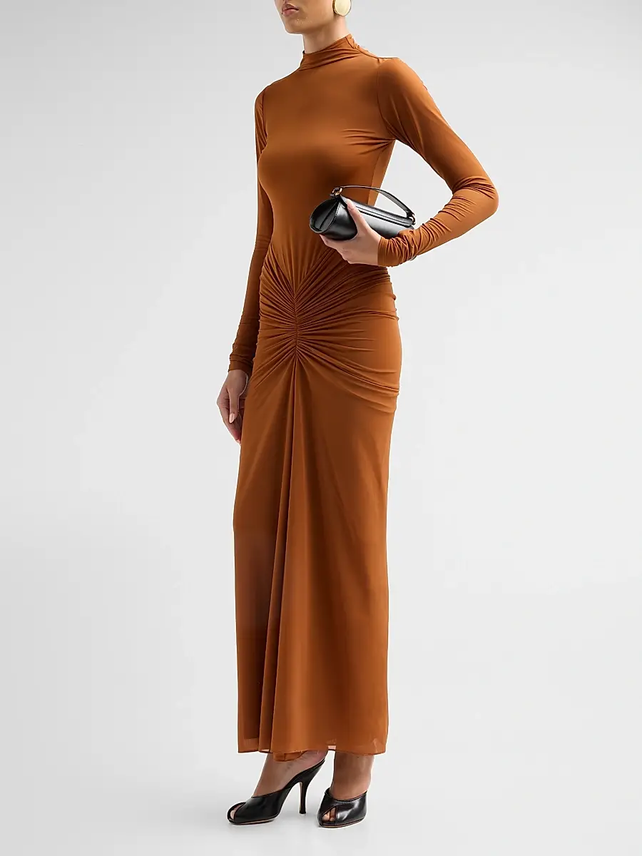 Ronny Kobo Women's Scorpio Gathered Maxi Dress | Thumbnail 4 Ronny Kobo Women's Scorpio Gathered Maxi Dress | Thumbnail 4