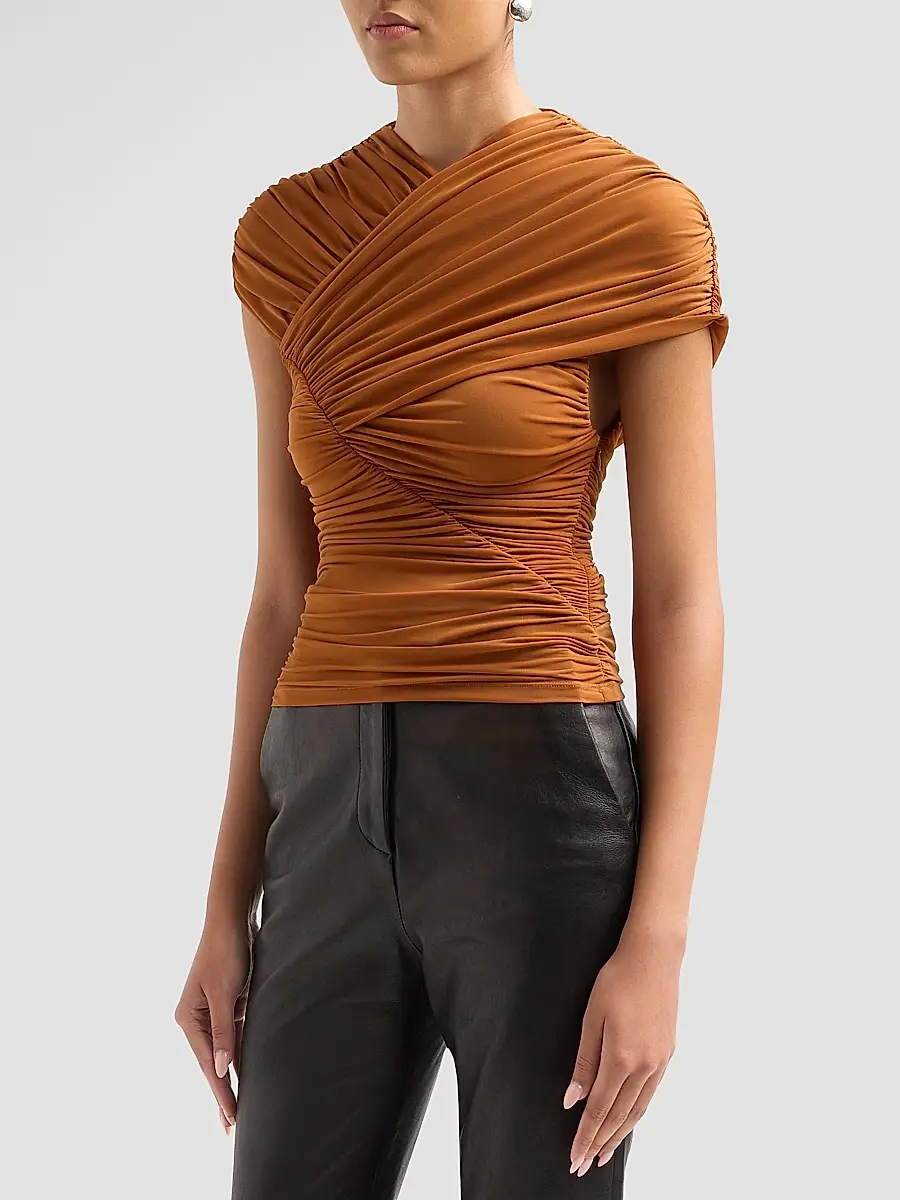 Ronny Kobo Women's Montana Draped Top | Thumbnail 4 Ronny Kobo Women's Montana Draped Top | Thumbnail 4