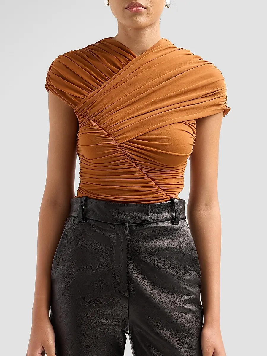 Ronny Kobo Women's Montana Draped Top | Thumbnail 5 Ronny Kobo Women's Montana Draped Top | Thumbnail 5