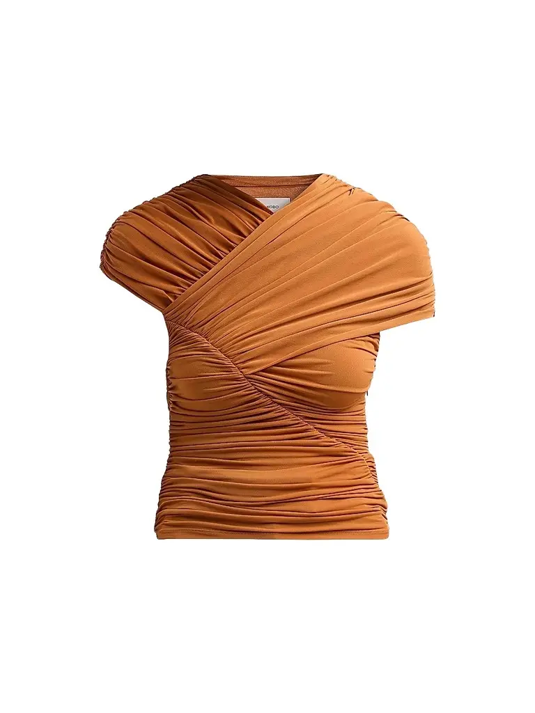 Ronny Kobo Women's Montana Draped Top - Almond | Image 1 Ronny Kobo Women's Montana Draped Top - Almond | Image 1