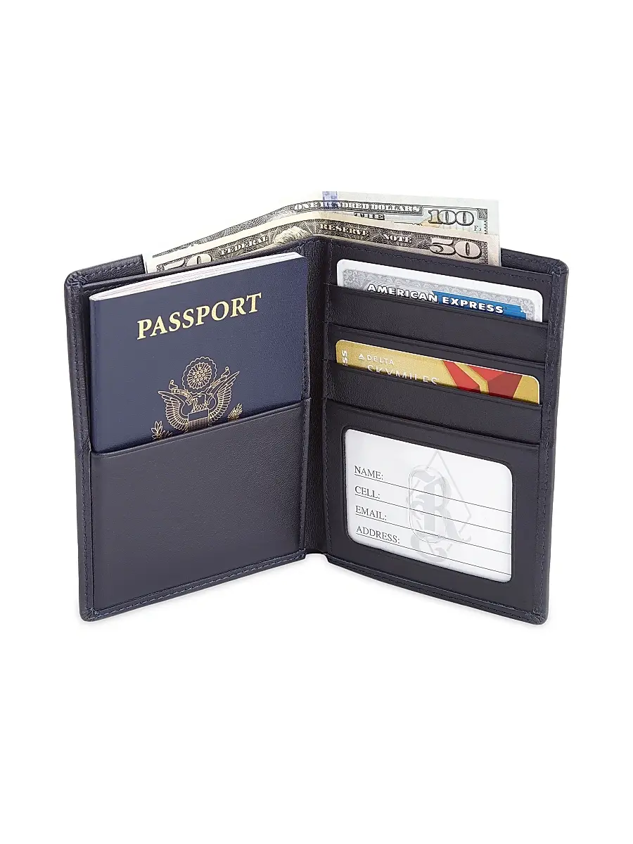 Royce New York RFID Blocking Passport Wallet | Thumbnail 2 Royce New York RFID Blocking Passport Wallet | Thumbnail 2