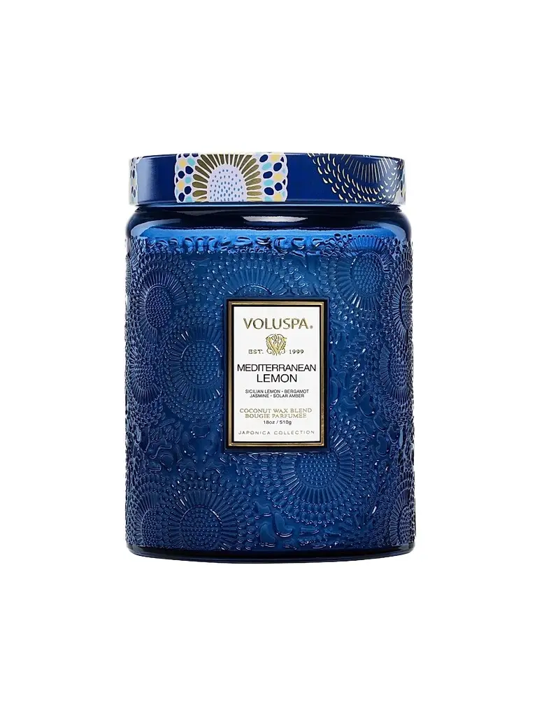 Voluspa Mediterranean Lemon Large Jar Candle