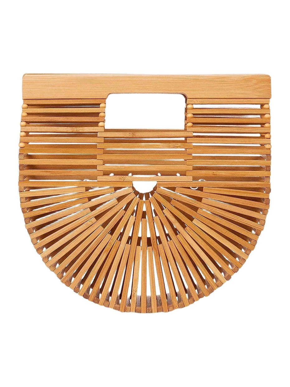 Cult Gaia Women's Gaia's Ark Mini Bamboo Top Handle Bag