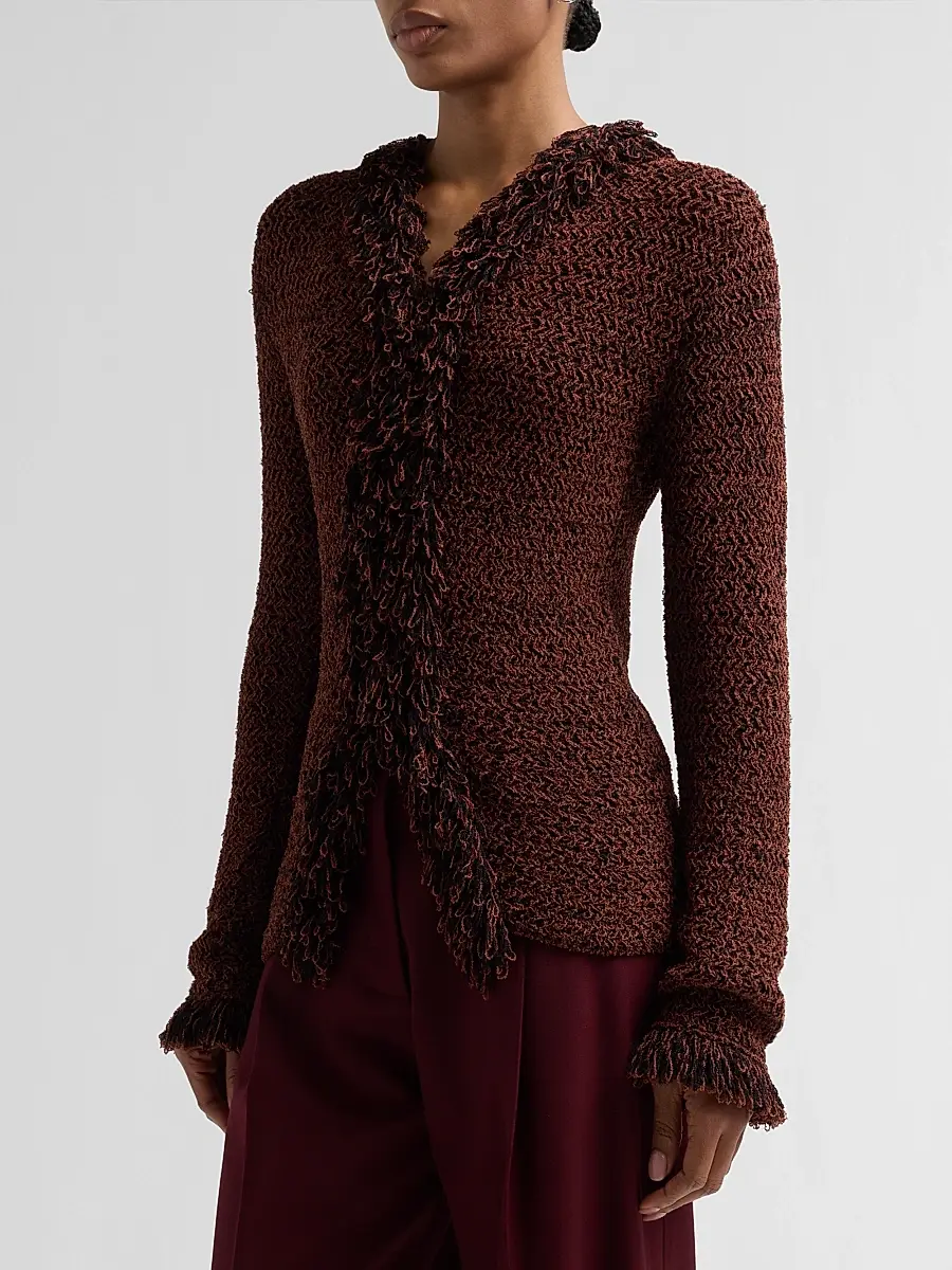 Proenza Schouler Women's Nilo Jacquard Wool Top | Thumbnail 4 Proenza Schouler Women's Nilo Jacquard Wool Top | Thumbnail 4