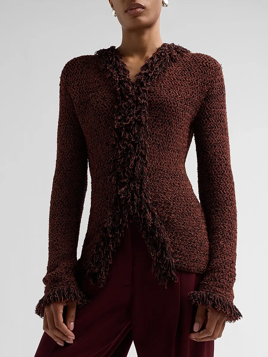 Proenza Schouler Women's Nilo Jacquard Wool Top | Thumbnail 5 Proenza Schouler Women's Nilo Jacquard Wool Top | Thumbnail 5